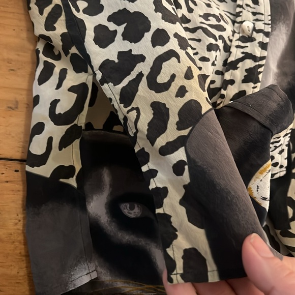 Spiegel Vintage Leopard and Panther blouse size XL - Picture 15 of 15